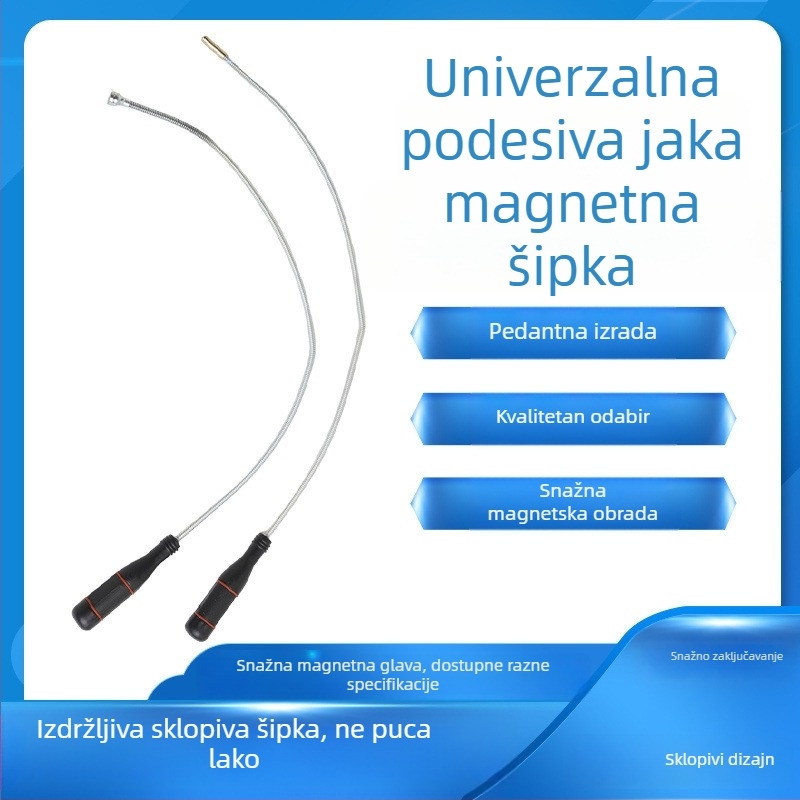 Snažan magnetski štap za auto popravke – alat za podizanje vijaka i magnetsko sakupljanje