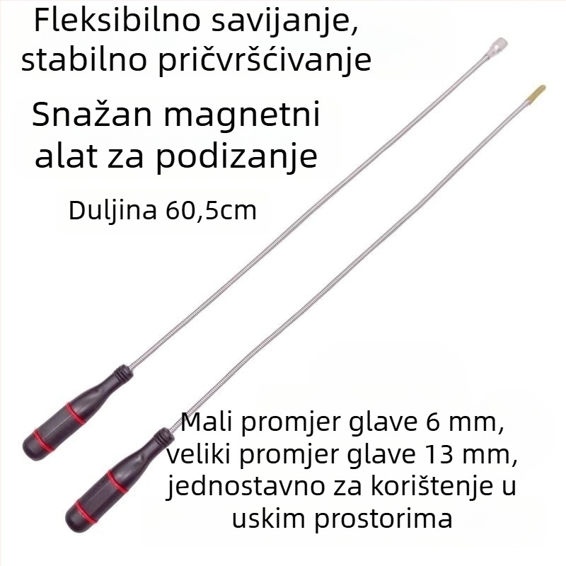 Snažan magnetski štap za auto popravke – alat za podizanje vijaka i magnetsko sakupljanje