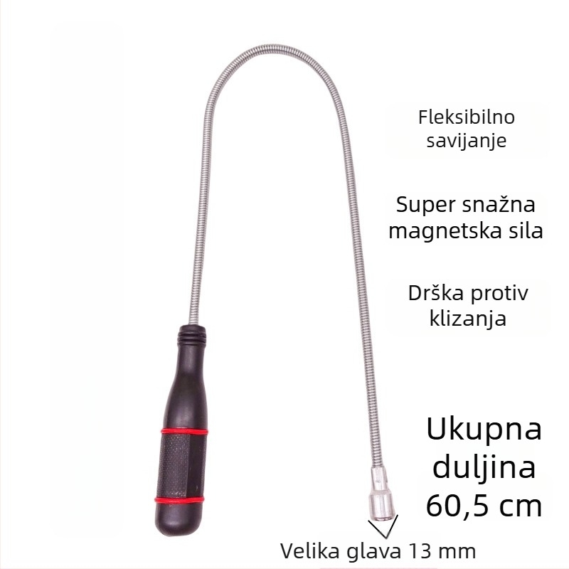 Snažan magnetski štap za auto popravke – alat za podizanje vijaka i magnetsko sakupljanje