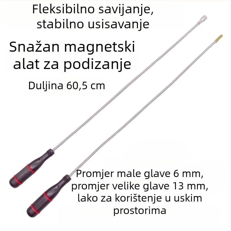 Snažan magnetski štap za auto popravke – alat za podizanje vijaka i magnetsko sakupljanje
