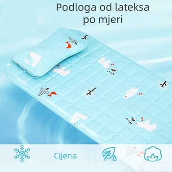Set dječjih prostirki od ice silk – sklopivi, dvostrani, za djecu 0–3 godine, dva komada, lako čišćenje