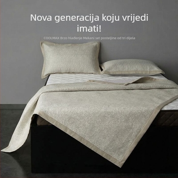 Iris Pie Hlađena prostirka od ledenog satenog vlakna, sigurnost za bebe – Klasa A, mekana i prozračna ljetna podloga za krevetić od 2,0 m, ljeto 2026