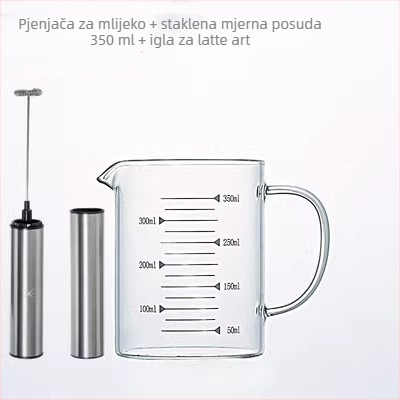 Miješalica za jaja i štapić za miješanje, naparivač mlijeka za kavu, kompaktnu ručnu električnu opremu za latte art, za kućnu upotrebu