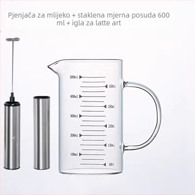 Miješalica za jaja i štapić za miješanje, naparivač mlijeka za kavu, kompaktnu ručnu električnu opremu za latte art, za kućnu upotrebu