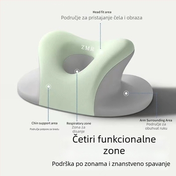 Jastuk za spavanje u uredu od memorijske pjene za odrasle i djecu, za učenike osnovne i srednje škole