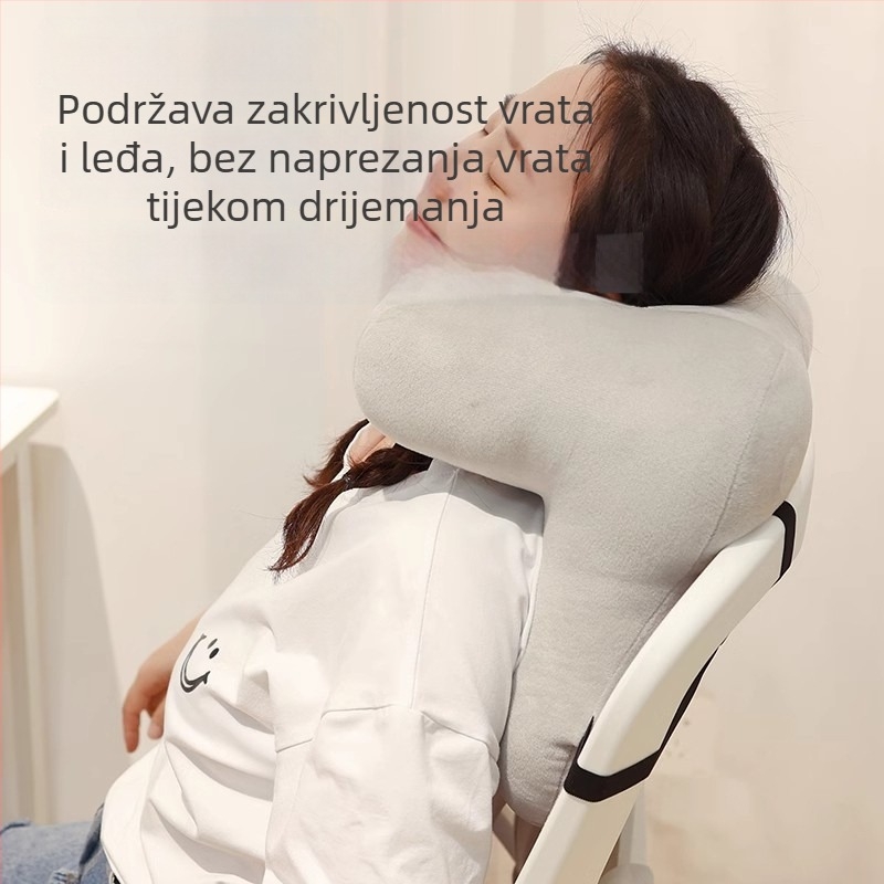 Toast oblik odmora za ured — podrška za ležanje na trbuhu i leđima, lumbalna potpora i jastuk za grljenje za odrasle i studente