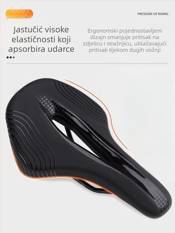 Sjedalo za bicikl Cross Speed KS-F1 – prozračno, konkurentnog dizajna, za cestovne i MTB bicikle, udobno.