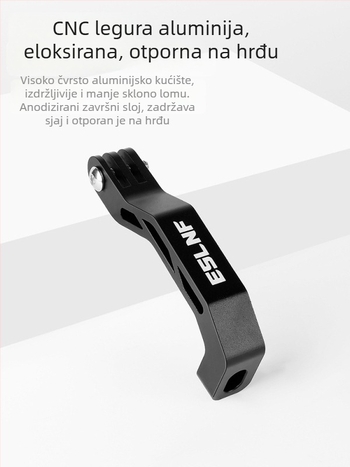 Držač prednjeg svjetla za sklopivi bicikl; produženje nosača za svjetlo; baza za sportsku kameru; aluminijska legura