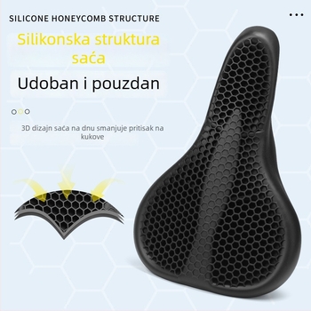 Yafeng silikonska navlaka za sjedalo bicikla — izuzetno mekana jastučić za sjedalo, za cestovni bicikl, model YF-ZDT01