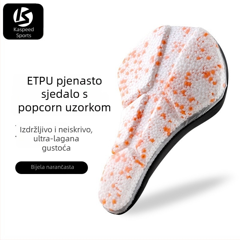 Silikonska navlaka za sjedalo bicikla s teksturom popcorn, vodootporna i otporna na habanje, s amortizerom za brdske i cestovne bicikle