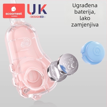Dječja ušna kašičica sa svjetlom, vidljivo uklanjanje ušnog voska s mekanim vrhom, za djecu