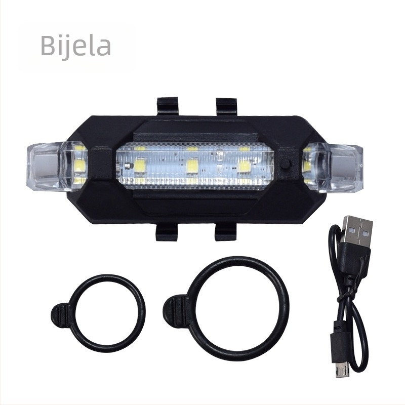 LED stražnja svjetiljka za biciklizam noću – punjiva stražnja svjetiljka za MTB i cestovne bicikle, kompatibilna s električnim biciklima i vozilima za balansiranje