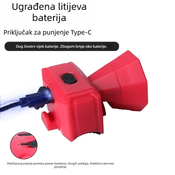 Električni klaxon za bicikl s Type-C punjenjem, brzo ugradnja, višezvučni prilagodljivi zvuk upozorenja za dječji bicikl
