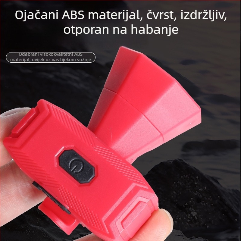 Električni klaxon za bicikl s Type-C punjenjem, brzo ugradnja, višezvučni prilagodljivi zvuk upozorenja za dječji bicikl