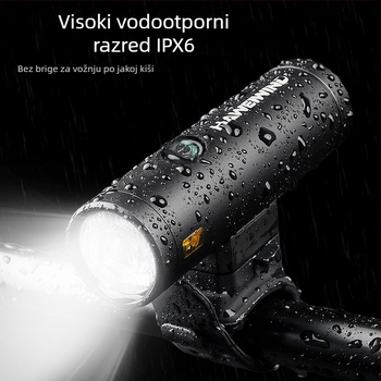 Haweiwind prednja svjetiljka za bicikl – aluminijski spoj, visoka jasnost, USB punjenje