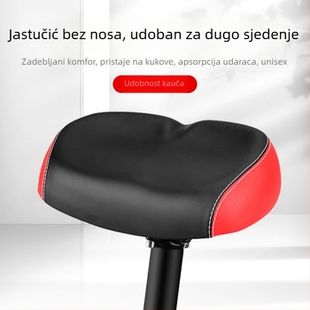 Široko sjedalo za planinski bicikl bez nosa, s jastučićem za ublažavanje udaraca