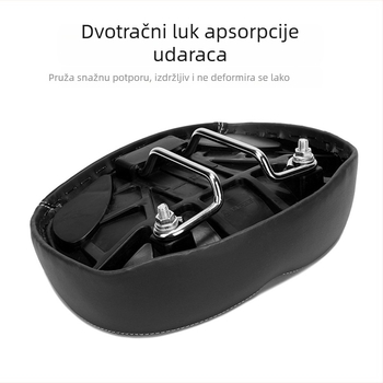 Široko sjedalo za planinski bicikl bez nosa, s jastučićem za ublažavanje udaraca
