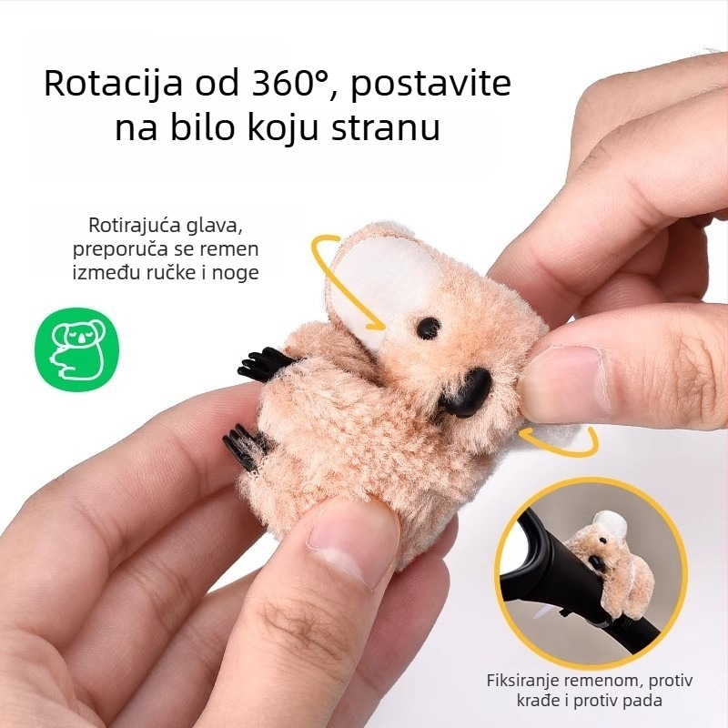 Pliš koala za retrovizor motocikla – slatka dekoracija