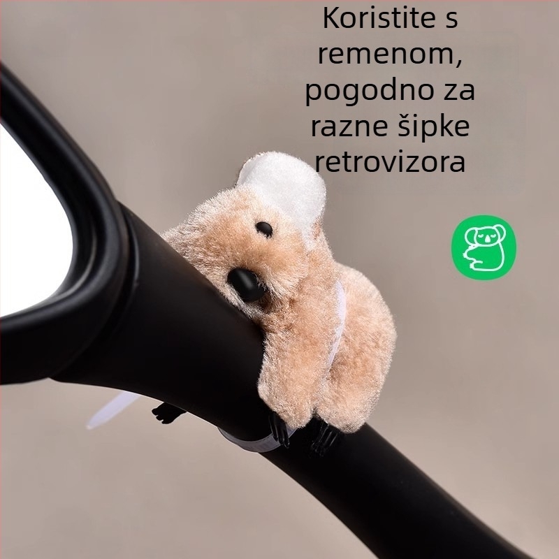 Pliš koala za retrovizor motocikla – slatka dekoracija