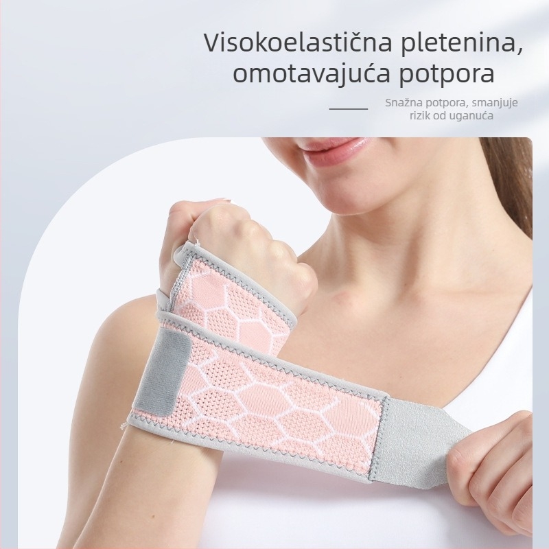 Ženski kompresijski pojas za zglob s podrškom za badminton i odbojku — profesionalna fiksna podrška zapešća