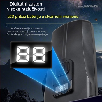 Prednje svjetlo za bicikl za noćnu vožnju - snažno, vodootporno, za djecu na planinskim i gradskim biciklima, s senzorom i zvonom
