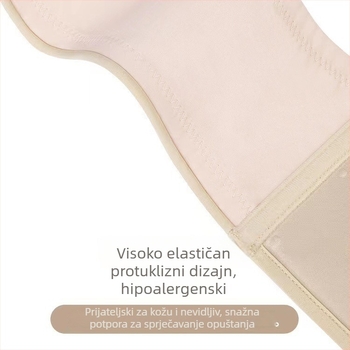 Ženski grudnjak bez naramenica, protiv klizanja, push-up, mali dekolte, halter vrat, tanak ljetni model, bez šavova, prednje zatvaranje