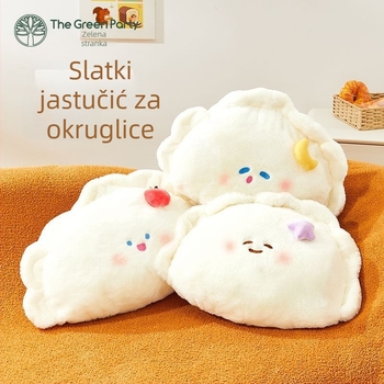 Slatka plišana jastučica u obliku knedle, mekana pliš igračka za grljenje i spavanje