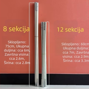 Luk okvir za balone s 8 i 12 segmentnih vlaknastih šipki, vanjska seoska svadbena kulisa, vrhunsko uređenje
