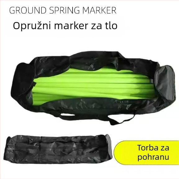 Prijenosne markirne šipke za trening košarke i nogometa, ravna šipka za kutnu zastavu.