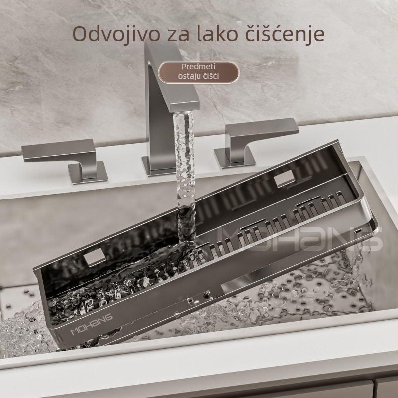 Zidni regal za kupaonicu bez bušenja