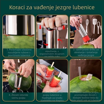 Alat od nehrđajućeg čelika 304 za vađenje jezgre dinje i bušenje rupa