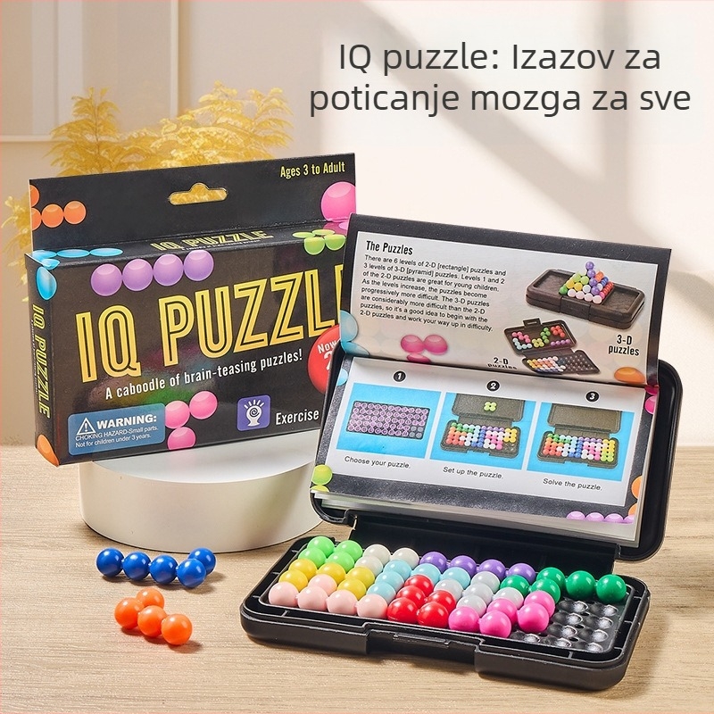 Pametna magična perla piramida — društvena igra za prostornu logiku, edukativna igračka za djecu