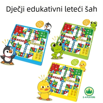 Leteće šahovske igre za djecu — stolna igra za dva igrača, edukativna i interaktivna za roditelje i djecu