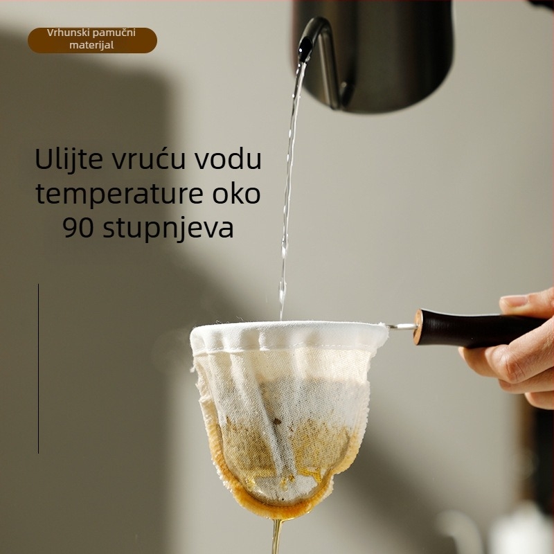Filtar za kavu s ušicama za viseće kuhanje i čaj, netkani filtr papir