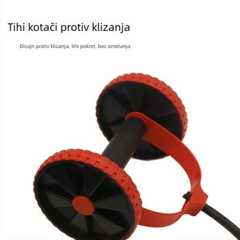 Tiho abdominalni valjak za vježbanje, kućni fitness uređaj za jačanje trbušnih mišića