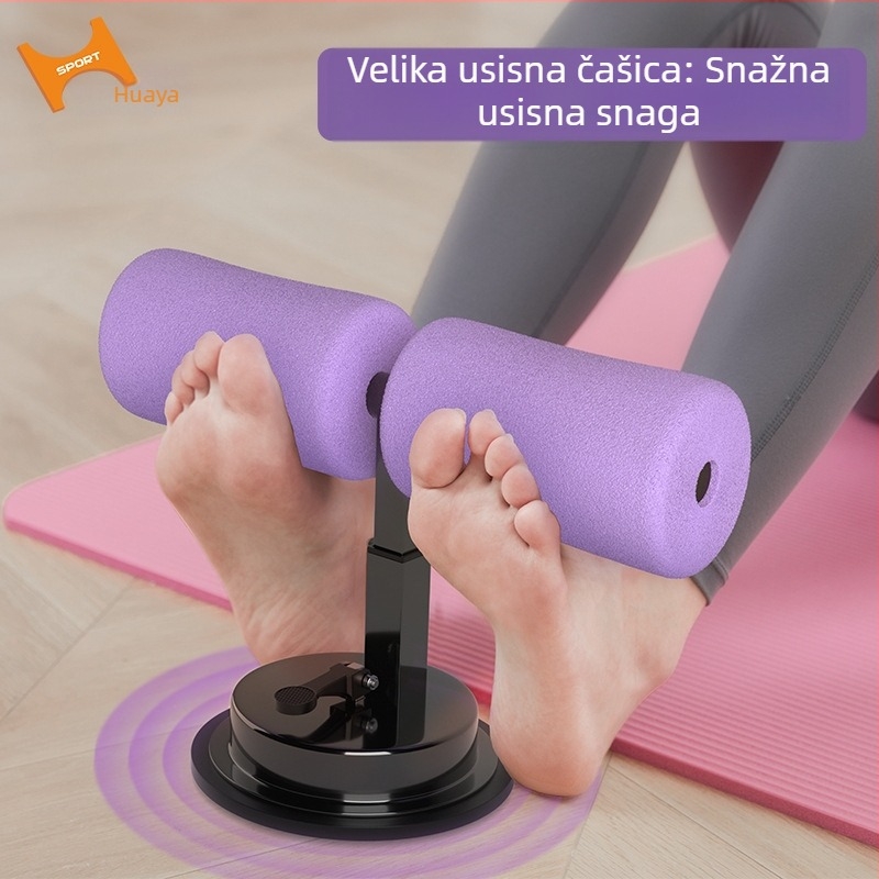 Kućni uređaj za pomoć pri trbušnjacima s usisnom čašom – za unutarnju upotrebu, za muškarce i žene, višenamjenski fitness uređaj