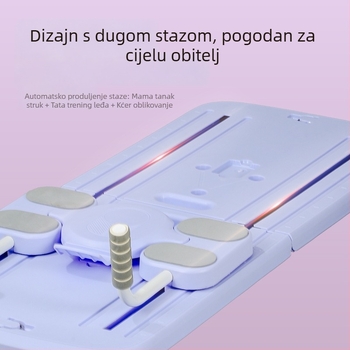 Višenamjenska ploča za trbušne mišiće za kućne treninge, sklopiva ploča za vježbanje trbušnih mišića i formiranje šest-packa
