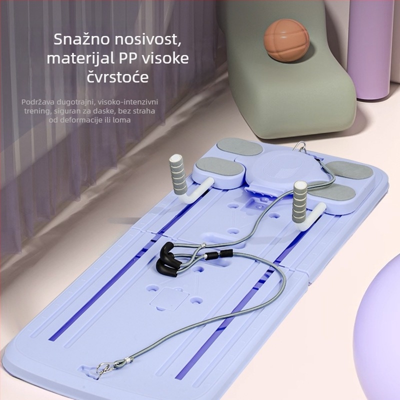 Višenamjenska ploča za trbušne mišiće za kućne treninge, sklopiva ploča za vježbanje trbušnih mišića i formiranje šest-packa