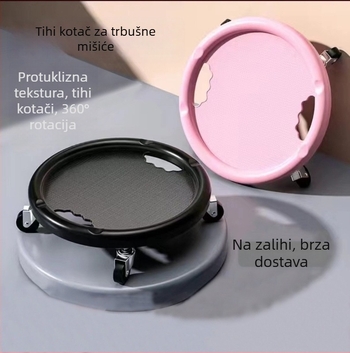 Četverostruki tiši trenažer za trbuh s kliznim diskom