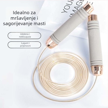 Čelično užad za preskakanje s ležajevima – izbalansirana fitnes vrpca za muškarce i žene, trening za učenike
