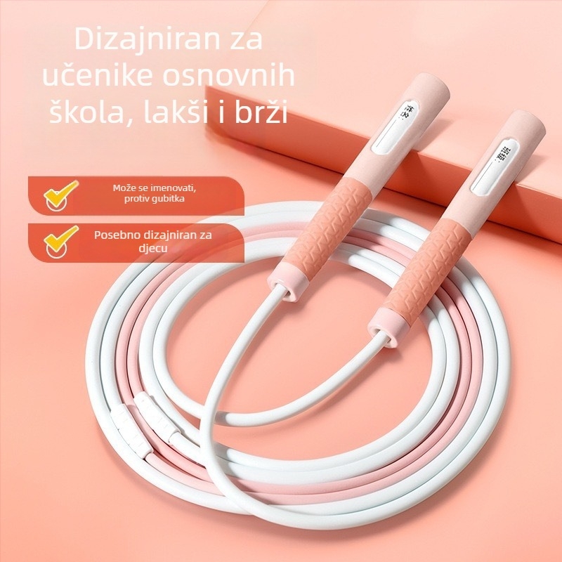 Užad za preskakanje profesionalnog stila za djecu i učenike, bez čvorova, za početnike, trkačko užad