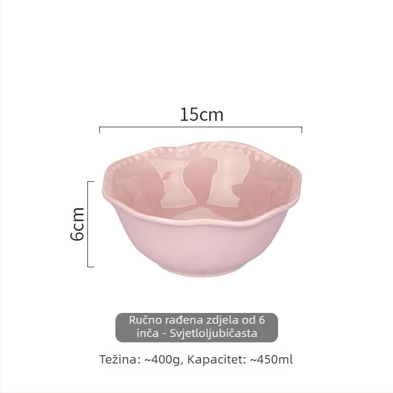 Chaozhou keramički set posuđa – premium kućne zdjele i tanjuri, kompletan skup posuđa