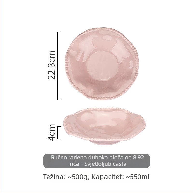 Chaozhou keramički set posuđa – premium kućne zdjele i tanjuri, kompletan skup posuđa