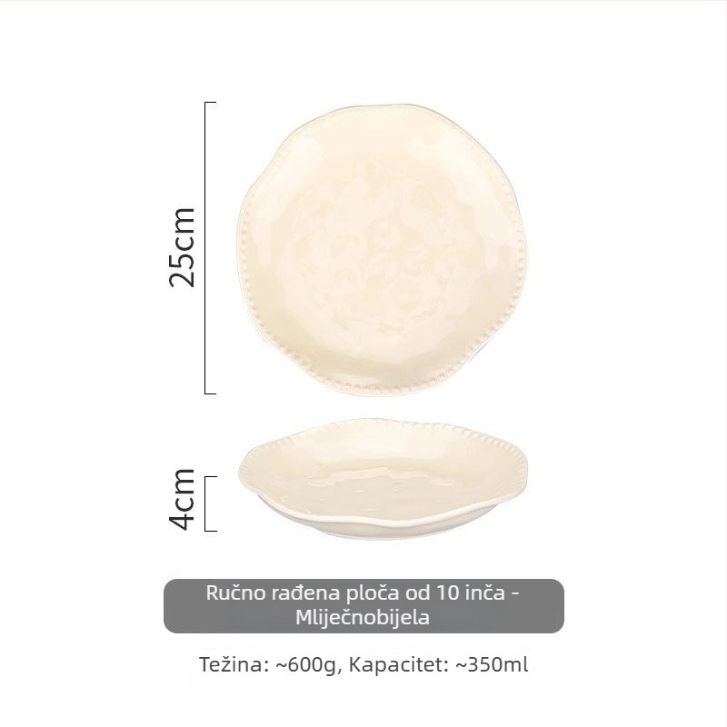 Chaozhou keramički set posuđa – premium kućne zdjele i tanjuri, kompletan skup posuđa