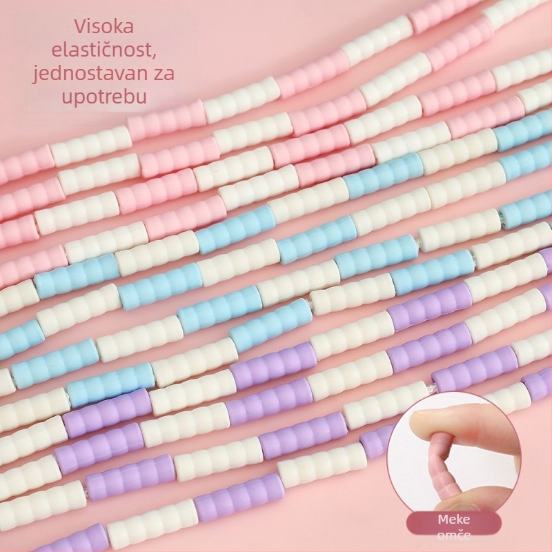 Nova dječja bambusova vrvica za preskakanje, s prilagodljivom duljinom, za trening i natjecanja za početnike