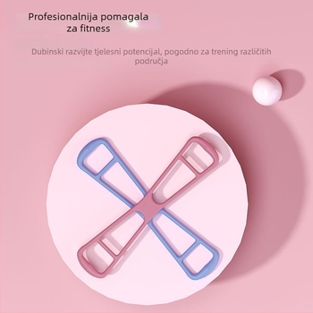 8-oblik uređaj za otpor za kućnu fitness – elastična traka za jogu za otvaranje leđa i širenje prsnog koša