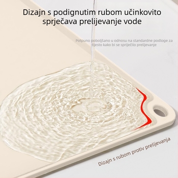 Silikonska podloga za mijesanje, hrana sigurna, velika, s mogućnošću prilagođenog logotipa, debela i podignuta, za kuhinju, pečenje i rad s tijestom.