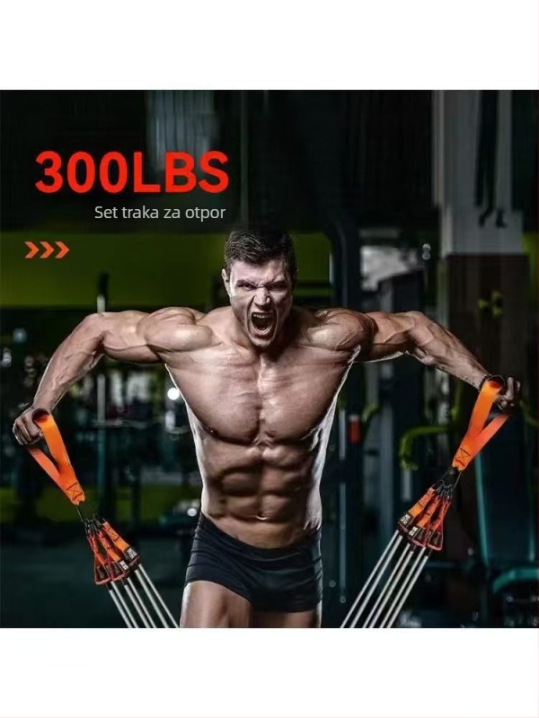 Set traka za otpor za fitness s TPE lateks trakama – visoka čvrstoća i elastičnost za istezanje
