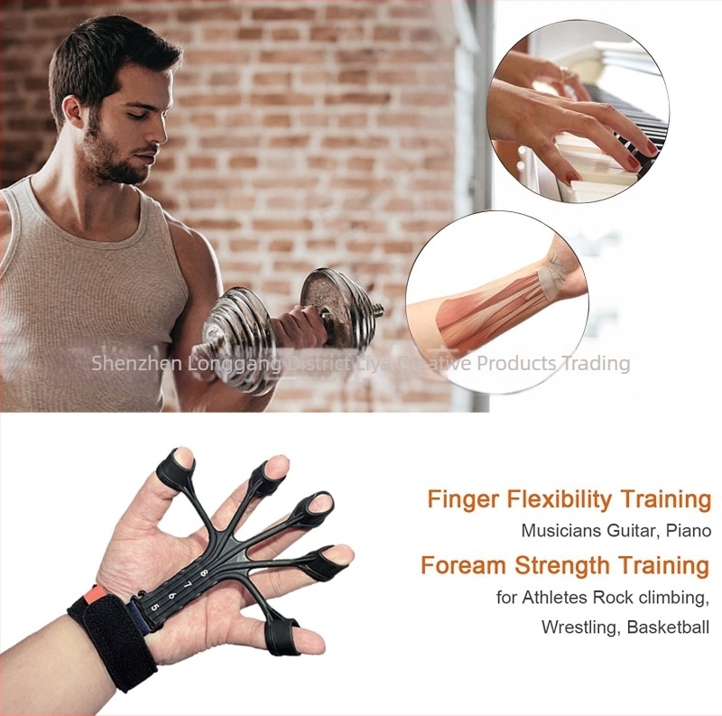 Silikonski trenažer napetosti za rehabilitaciju prstiju, zapešća i podlaktice – fitness oprema
