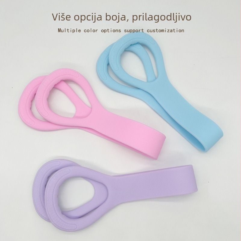 Elastična traka s oblikom osmice za istezanje leđa, kućni fitness uređaji, otvaranje ramena, joga elastična užad